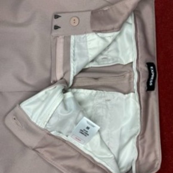 Express Editor Pant, Mauve, 8 Regular, Like New - Picture 3 of 5